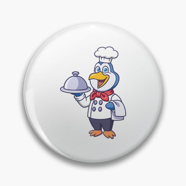 Item preview, Penguin Chef Cartoon designed and sold by FuadSyCute.