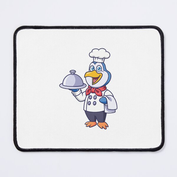 Item preview, Penguin Chef Cartoon designed and sold by FuadSyCute.