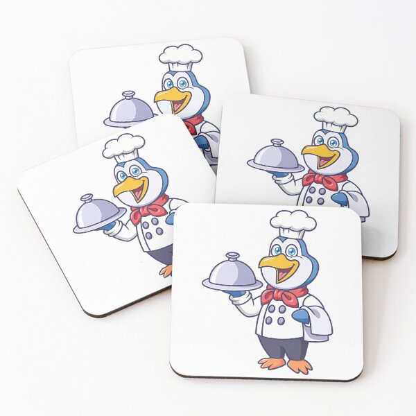 Item preview, Penguin Chef Cartoon designed and sold by FuadSyCute.