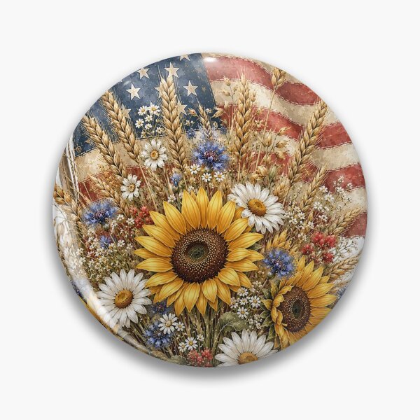Item preview, American Flag Sunflower Bouquet designed and sold by PetalGarden.
