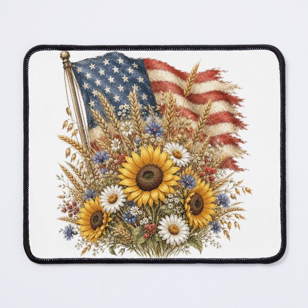 Item preview, American Flag Sunflower Bouquet designed and sold by PetalGarden.