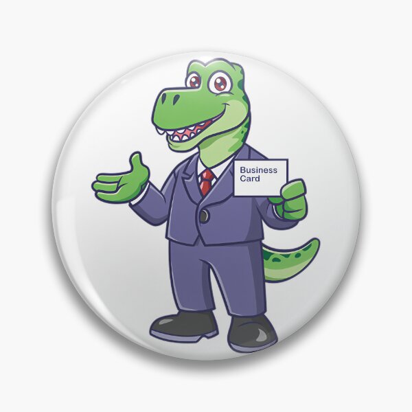 Item preview, T Rex Businessman Cartoon designed and sold by FuadSyCute.