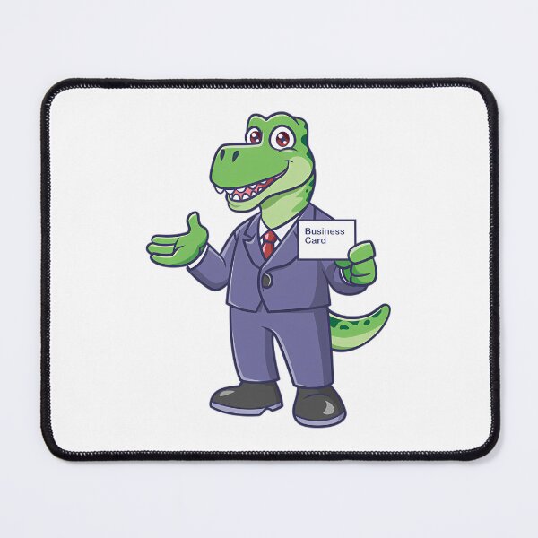 Item preview, T Rex Businessman Cartoon designed and sold by FuadSyCute.