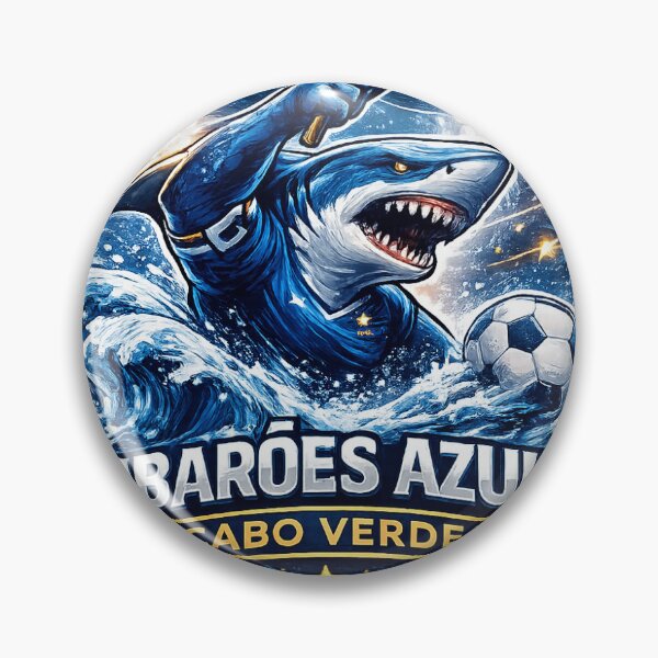 Item preview, Cape Verde Blue Sharks Football Pride designed and sold by Blue Nation Art.