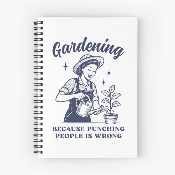 Item preview, Gardening Because Punching People Is Wrong Funny designed and sold by Hedoraxe.