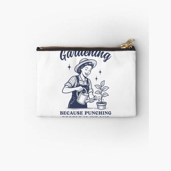 Item preview, Gardening Because Punching People Is Wrong Funny designed and sold by Hedoraxe.