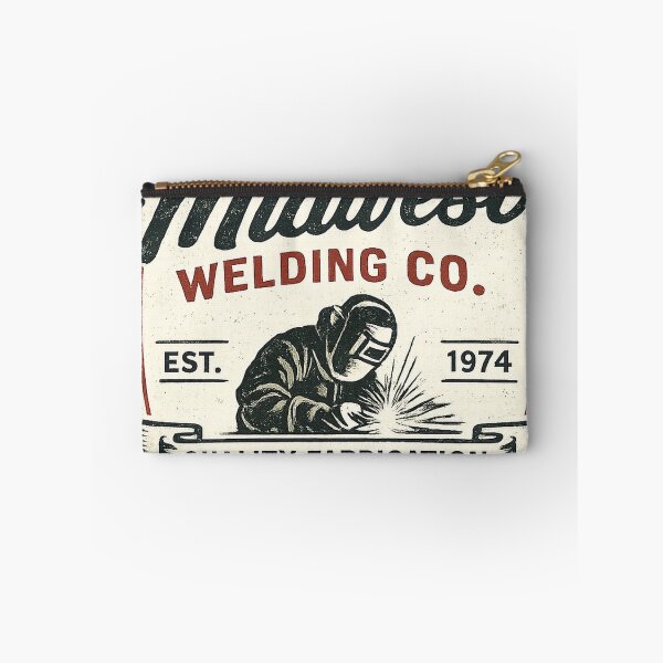 Item preview, Midwest Welding Co Vintage Shirt — Retro Welder Fabrication Badge Tee designed and sold by UrbanPrintVibes.