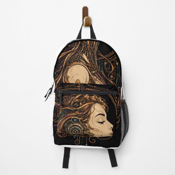 Item preview, Art Nouveau Cyberpunk Cyborg Woman designed and sold by naruto4925.