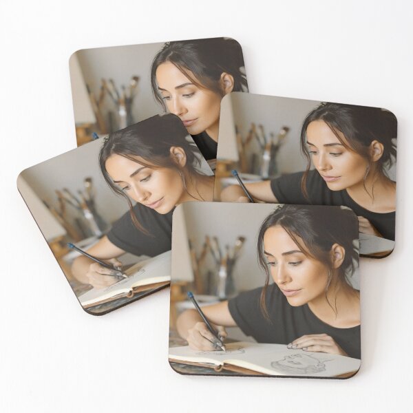 Item preview, Female artist sketching portraits designed and sold by psychoshadow.
