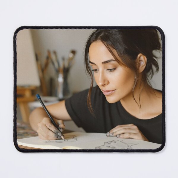 Item preview, Female artist sketching portraits designed and sold by psychoshadow.