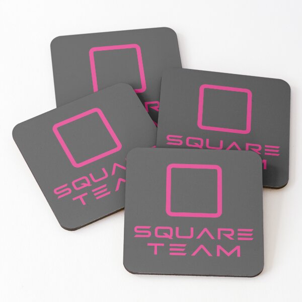 Item preview, Square Team Neón Rosa Logo - Crea Equipos Futuristas designed and sold by charlypicazo.