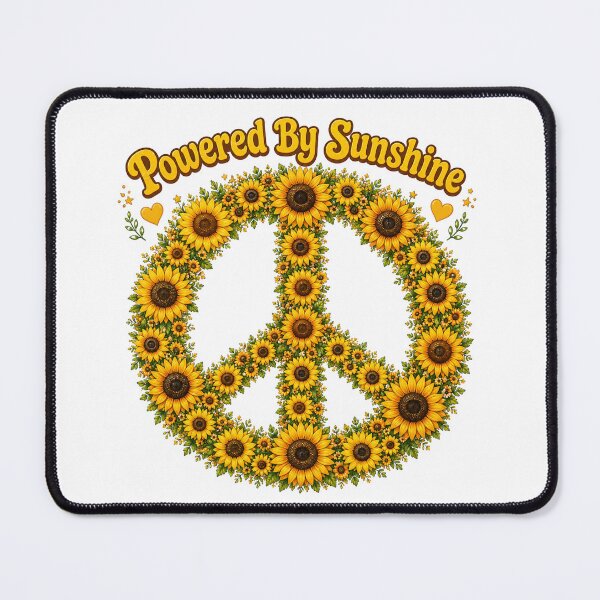 Item preview, Powered By Sunshine Peace Sign designed and sold by HippyRikky.