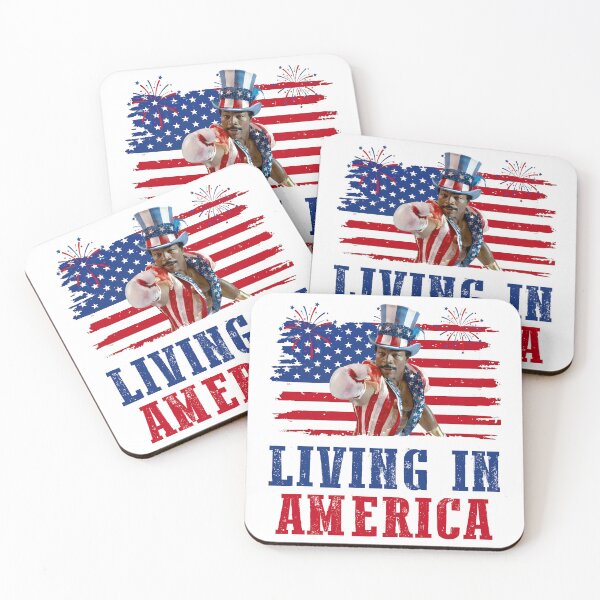 Item preview, Apollo Creed Living In America | Rocky IV Patriotic 4th of July  designed and sold by Holyiury.