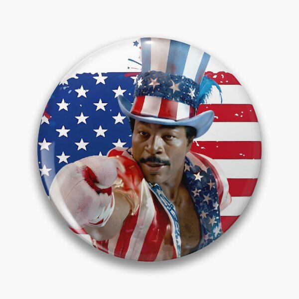 Item preview, Apollo Creed Living In America | Rocky IV Patriotic 4th of July  designed and sold by Holyiury.