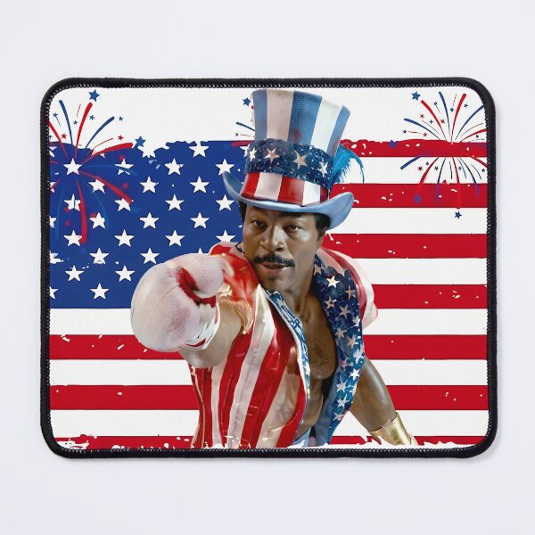 Item preview, Apollo Creed Living In America | Rocky IV Patriotic 4th of July designed and sold by Holyiury.
