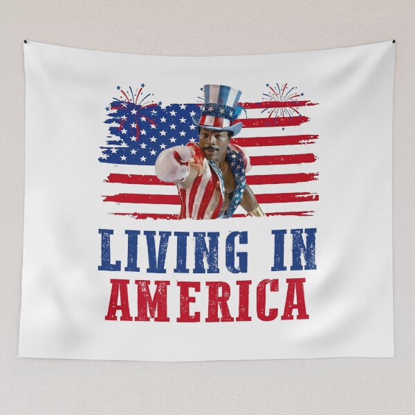 Item preview, Apollo Creed Living In America | Rocky IV Patriotic 4th of July  designed and sold by Holyiury.