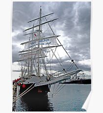 Tall Ship "Lord Nelson" at Williamstown, Australia Poster