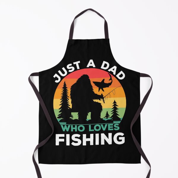 Item preview, Just Dad Who Loves Fishing Bigfoot Fisherman Fathers Day designed and sold by SecretDicer.