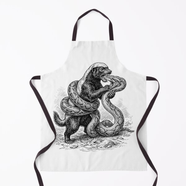 Item preview, Honey Badger vs python designed and sold by krabbaraban.