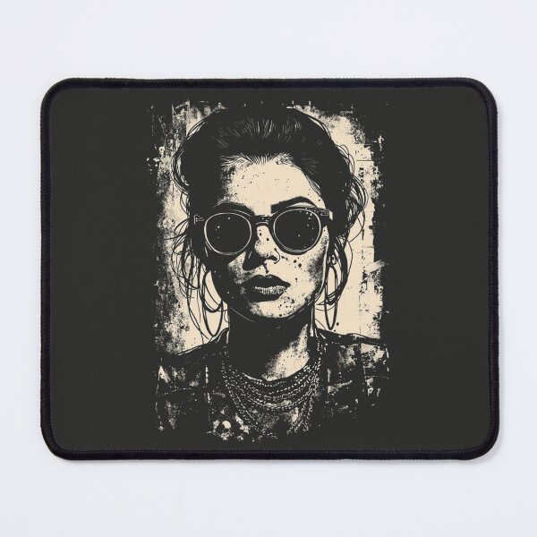 Item preview, Grunge Alt Girl Round Sunglasses designed and sold by ERODED SELF.