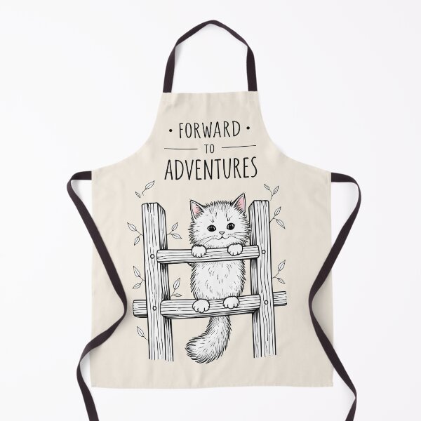 Item preview, Kitten on a ladder designed and sold by PrintLabStudio.