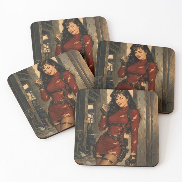 Item preview, Retro Action Heroine – Vintage Spy Pinup designed and sold by Cosplayvintage.