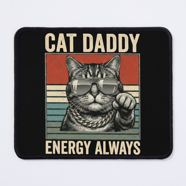 Item preview, Cat Daddy Energy Always Funny Cat Lover designed and sold by VegaPPAr.