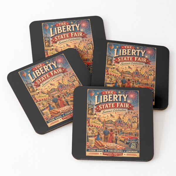 Item preview, Vintage State Fair Carnival Americana Poster Design designed and sold by TheTrendsDesk.