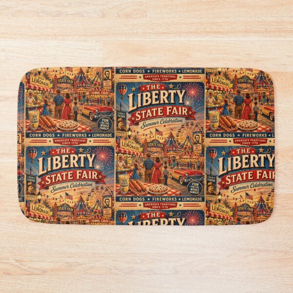 Item preview, Vintage State Fair Carnival Americana Poster Design designed and sold by TheTrendsDesk.