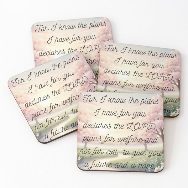 Item preview, Jeremiah 29:11 Bible Verse Hope and Future designed and sold by andreavlad.