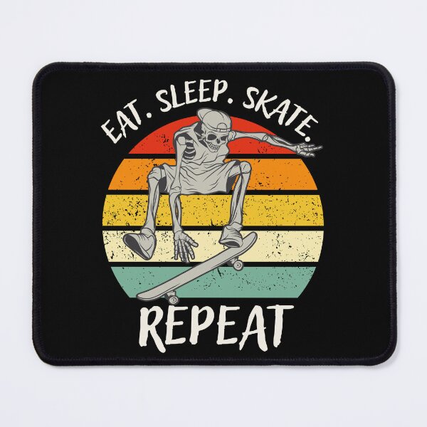Item preview, Eat. Sleep. Skate. Repeat Skeleton Design designed and sold by OldSkullDesigns.