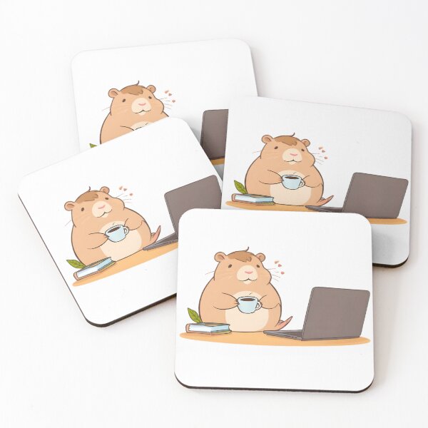 Item preview, Capybara Programmer — Cute Coding Capybara Sticker designed and sold by tommysworks.