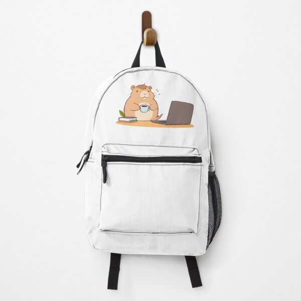 Item preview, Capybara Programmer — Cute Coding Capybara Sticker designed and sold by tommysworks.