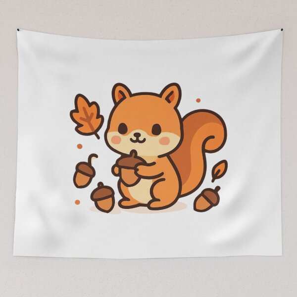Item preview, Prepare for Great Things Squirrel - Cute Forest Sticker designed and sold by foryouandyours.