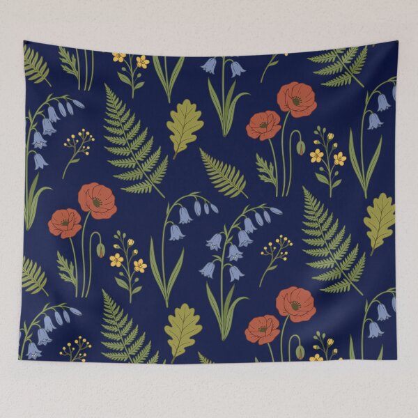 Item preview, Woodland Wildflower Botanical designed and sold by Creative Owlet.