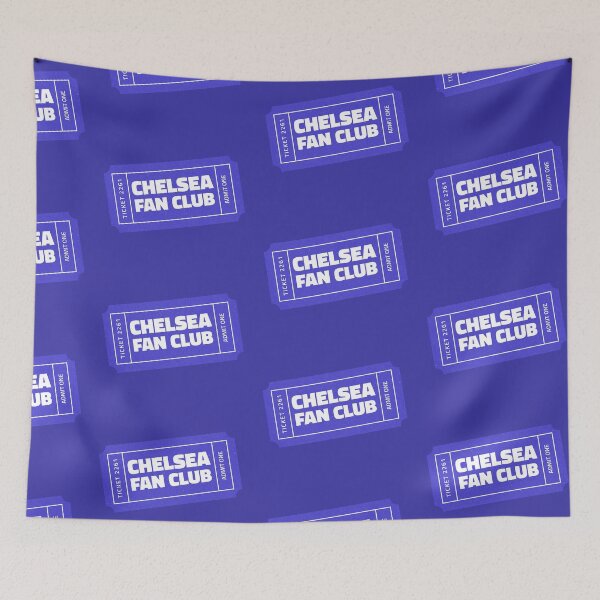 Item preview, Chelsea Fan Club Ticket - blue designed and sold by Hello Bee Bee.