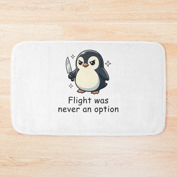 Item preview, Flight was Never an Option Penguin designed and sold by suhairee-studio.