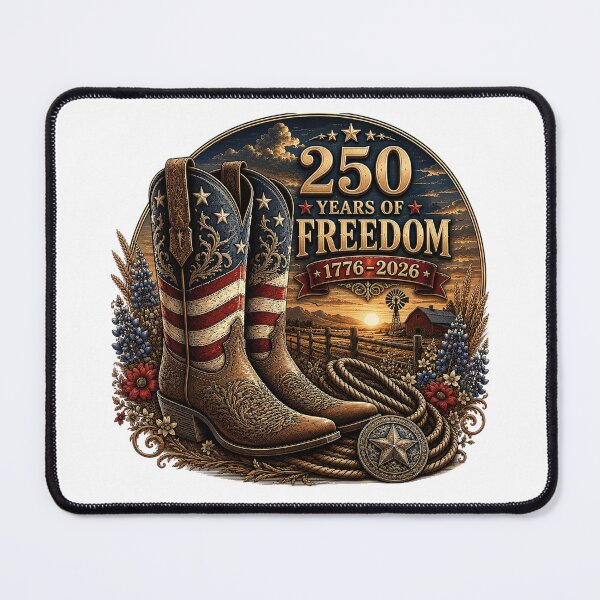 Item preview, 250 Years of Freedom Cowboy Boots designed and sold by PetalGarden.