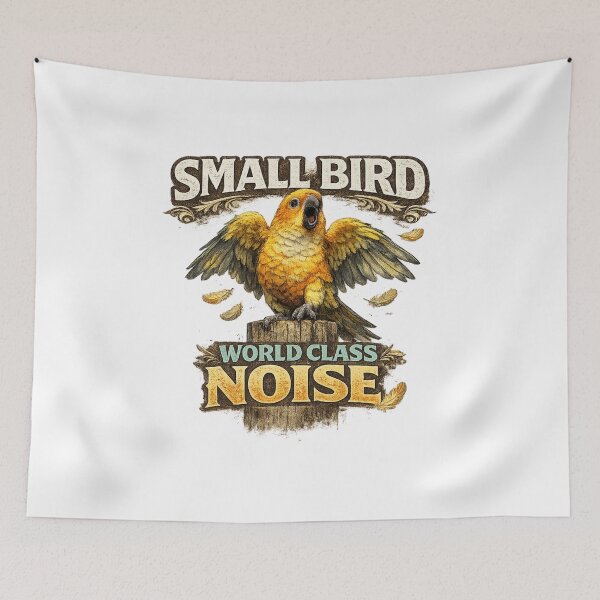 Item preview, Small Bird World Class Noise designed and sold by HippyRikky.