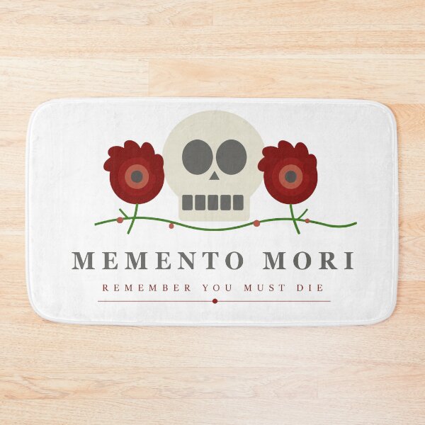 Item preview, Memento Mori Skull Aesthetic | Stoic Philosophy Dark Minimal Design T-Shirt designed and sold by bobee store.