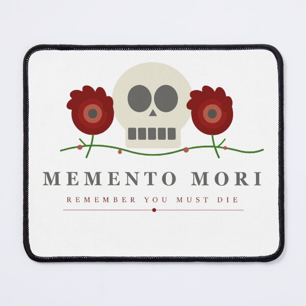 Item preview, Memento Mori Skull Aesthetic | Stoic Philosophy Dark Minimal Design T-Shirt designed and sold by bobee store.
