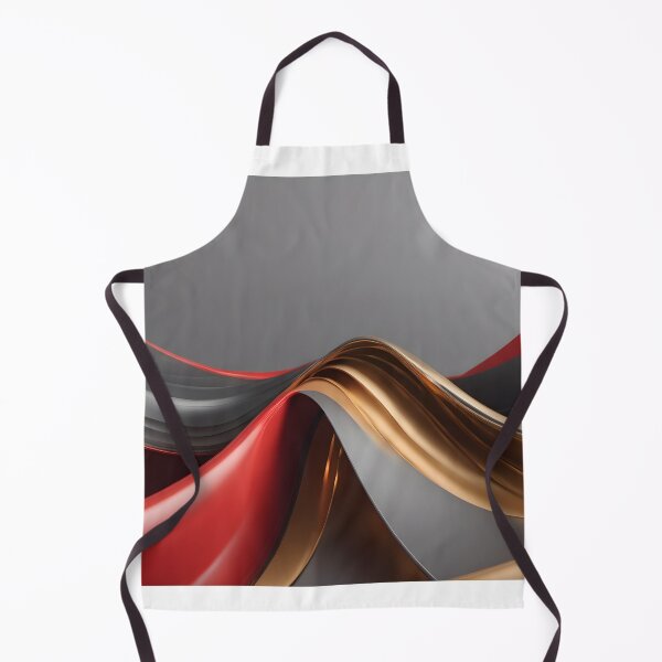 Item preview, Abstract Red Gold Black Flowing Wave Luxury Modern Background Artwork designed and sold by iiwart.
