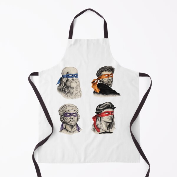 Item preview, Renaissance Ninjas – Famous Thinkers with Coloured Masks | Funny Art History Parody Design designed and sold by GarnerSupplyCo.