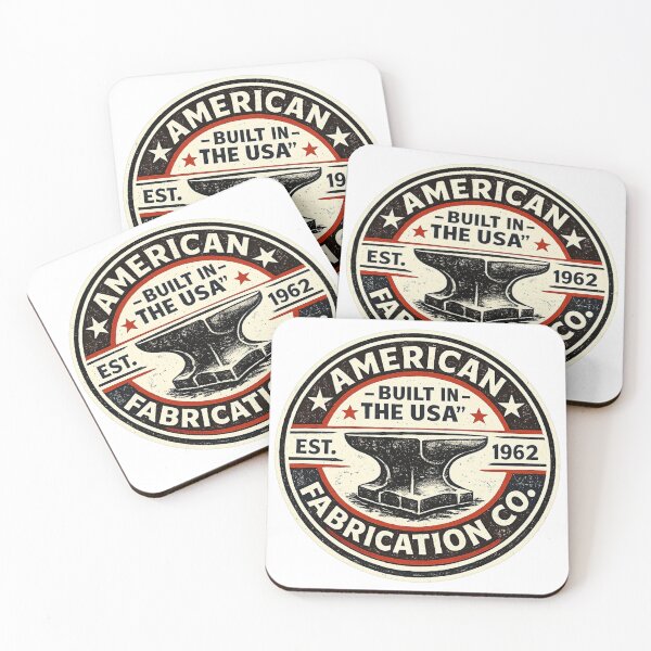 Item preview, American Fabrication Co Vintage Shirt — Welder Anvil Retro Badge Tee designed and sold by UrbanPrintVibes.