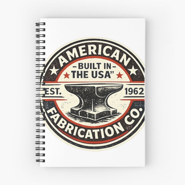 Item preview, American Fabrication Co Vintage Shirt — Welder Anvil Retro Badge Tee designed and sold by UrbanPrintVibes.