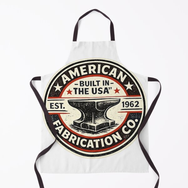 Item preview, American Fabrication Co Vintage Shirt — Welder Anvil Retro Badge Tee designed and sold by UrbanPrintVibes.
