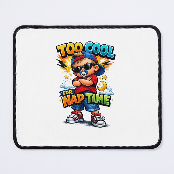 Item preview, Too Cool for Nap Time – Funny Toddler Boy T-Shirt | Cool Baby Graphic Tee | Cute Attitude Kids Design | Colorful Cartoon Apparel designed and sold by Sushikidsntod.