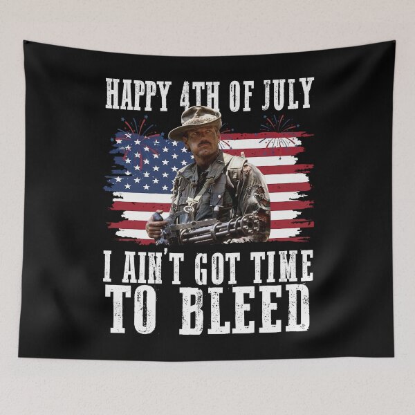 Item preview, Happy 4th of July Blain Predator I Ain’t Got Time To Bleed designed and sold by Holyiury.