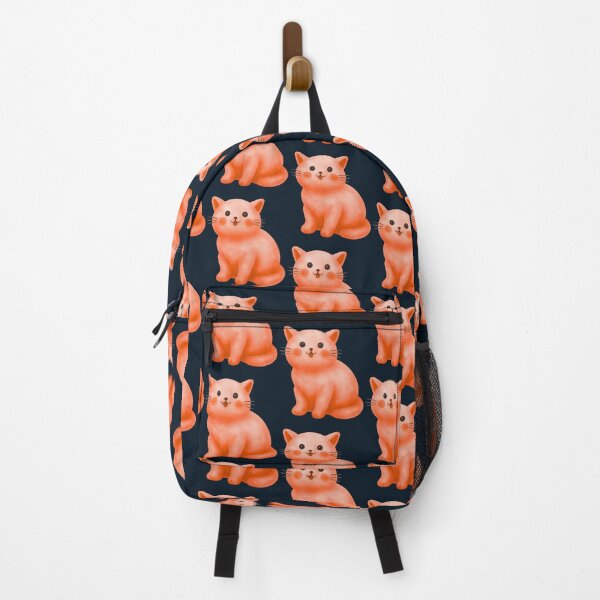 Item preview, Cute Watercolor Cat Illustration | Kawaii Orange Kitty Art | Adorable Pet Design designed and sold by HopeAndHustle.