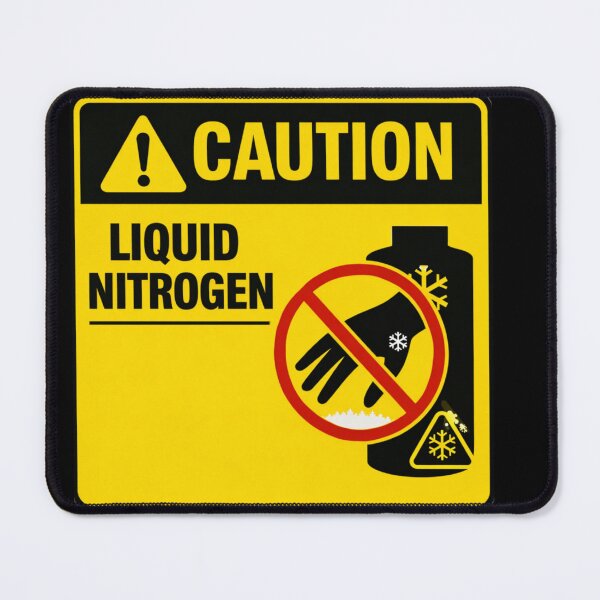 Item preview, Caution Liquid Nitrogen designed and sold by Beluga Cat.